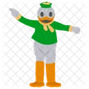 Mascot Duck Mask Icon