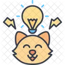 Mascota Gato Idea Icono