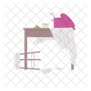 Vector Mascota Desastre Icono