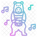 Mascota Oso Titere Icono
