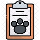 Portapapeles Mascota Documento Icon