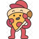 Mascota Pizza Disfraz Icono