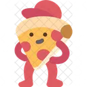 Mascota Pizza Disfraz Icono