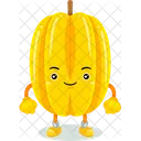 Mascota de la carambola  Icono