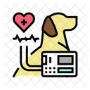 Electrocardiograma para mascotas  Icono