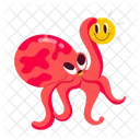 Mascota del pulpo  Icono