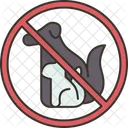 Mascotas Animales Prohibido Icono