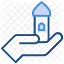 Masjid Ramadan Hand Icon