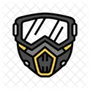 Mask Paintball Game Icon