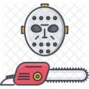 Mask Chainsaw Halloween Icon