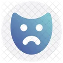 Christmas Mask Sad Icon