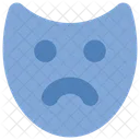 Christmas Mask Sad Icon