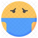 Mask Emot Emoji Icon