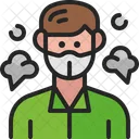 Mask Man Air Pollution Icon