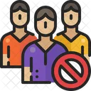 No Crowd Outbreak Pandemic Icon