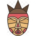 Mask Lulua Ethnic Icon