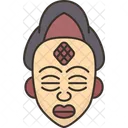 Mask Punu Ethnic Icon