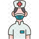 Mask Nurse Medical Icon