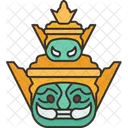 Mask Thai Culture Icon