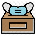 Mask Donation Mask Box Icon
