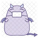 Mask Cold Sticker Icon
