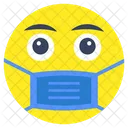Mask face emoji  Icon