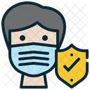 Mask Protection Safety Icon