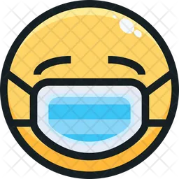 Mask on face Emoji Icon