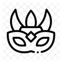 Maskerade Kostum Party Symbol