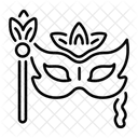 Maskerade Maske Brillen Symbol