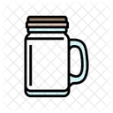 Mason Jar Glass Icon