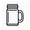 Mason Jar Glass Icon