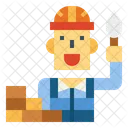 Mason Worker  Icon