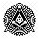 Masonic Circle Freemasonry Hermetic Icon