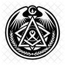 Masonic Seal Freemasonry Hermetic Icon