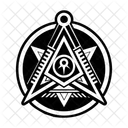 Masonic Star Freemasonry Hermetic Icon