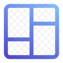 Masonry Grid Layout Icon
