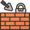 Masonry Cement Bricks Icon