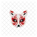Masque Kabuki Kitsune Icône