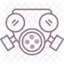 Masque A Gaz Protection Securite Icône