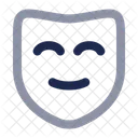 Masque Heureux Heureux Masque Icône