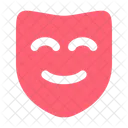 Masque Heureux Heureux Masque Icône