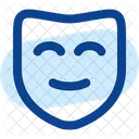 Masque Heureusement Icône