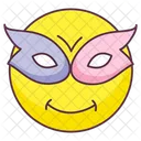 Masquerade Emoji Masquerade Expression Emotag Icon