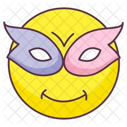 Masquerade Emoji Emoji Icon