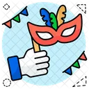 Masquerade Mask Carnival Mask Venetian Mask Icon