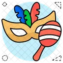 Masquerade Mask Carnival Mask Venetian Mask Icon