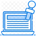 Mass Media Online News Digital News Icon