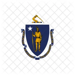 Massachusetts Flag Symbol