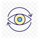 Massage lines for eye  Icon